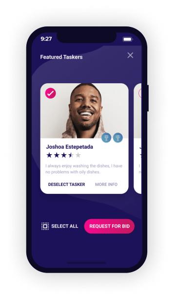 Bid On Task screenshot